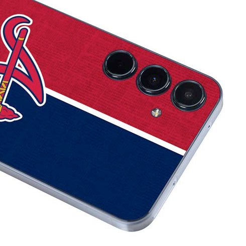 MLB Atlanta Braves Split Galaxy A35 5G Skin